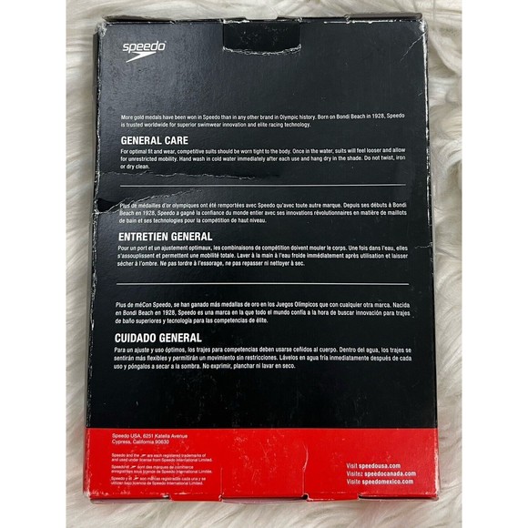 Speedo Mens Spark Splice Jammer Swim 7705914 Navy Red NIB Size M 22 - Picture 4 of 5